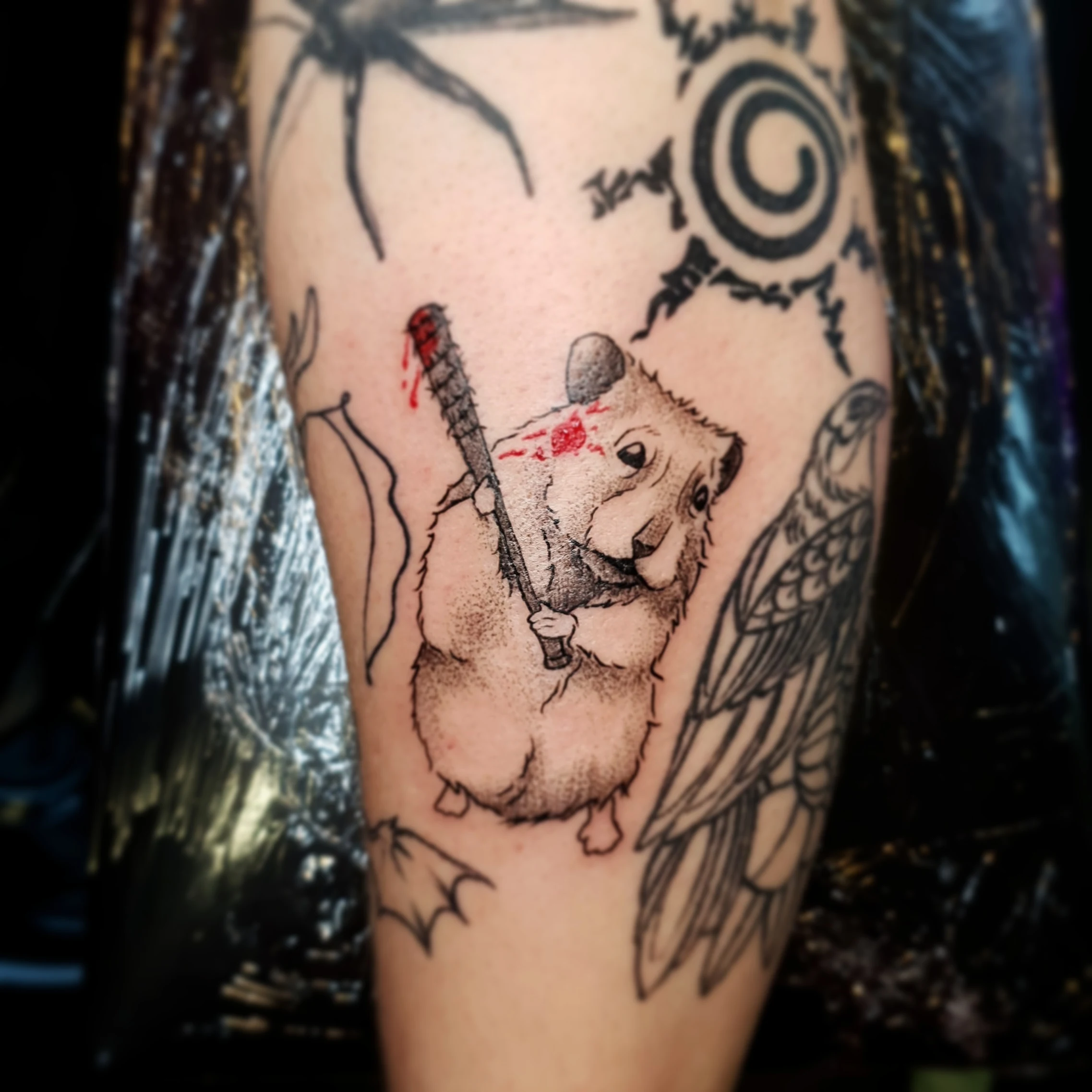 Jenny Opdahl Borgen - Hampster Tattoo